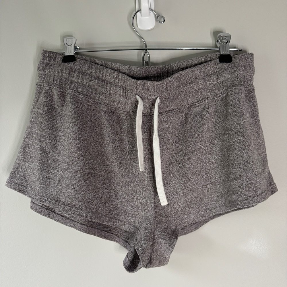 Garage Gray Athletic Shorts with Elastic Waistband